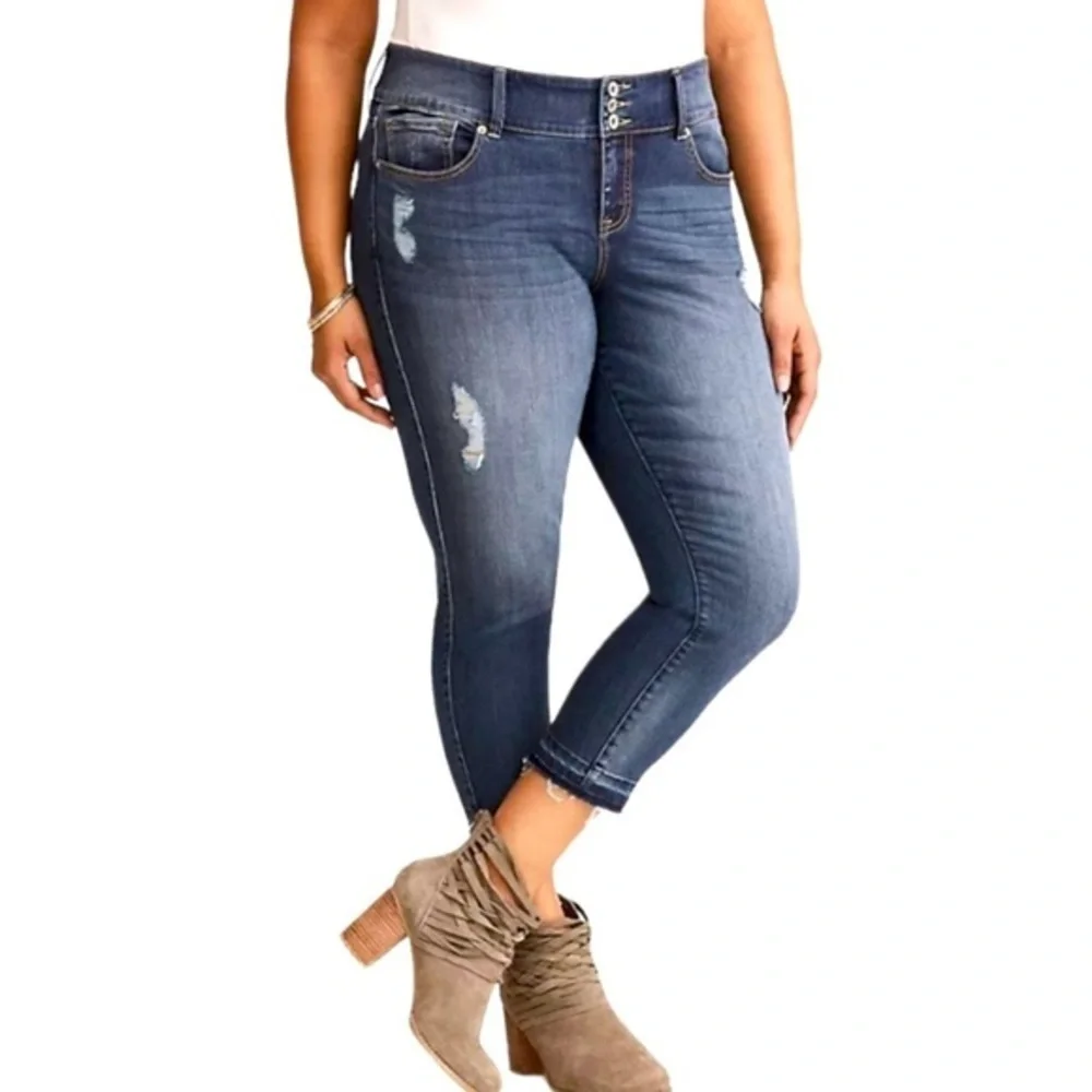 Torrid Denim Skinny High Waisted Jeggings size 24 - Picture 2 of 12